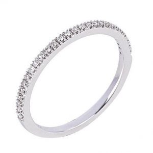 18ct white gold diamond wedding ring