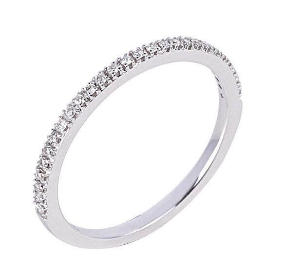 18ct white gold diamond wedding ring