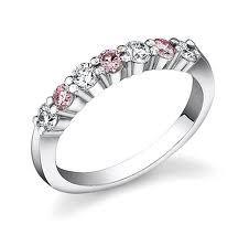 18ct White Gold Diamond And Pink Sapphire Ring