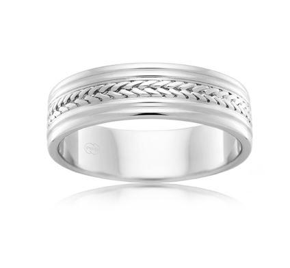 18ct White Gold Gents