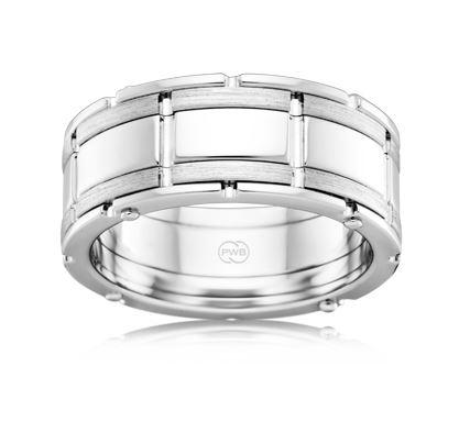 18ct White Gold Gents