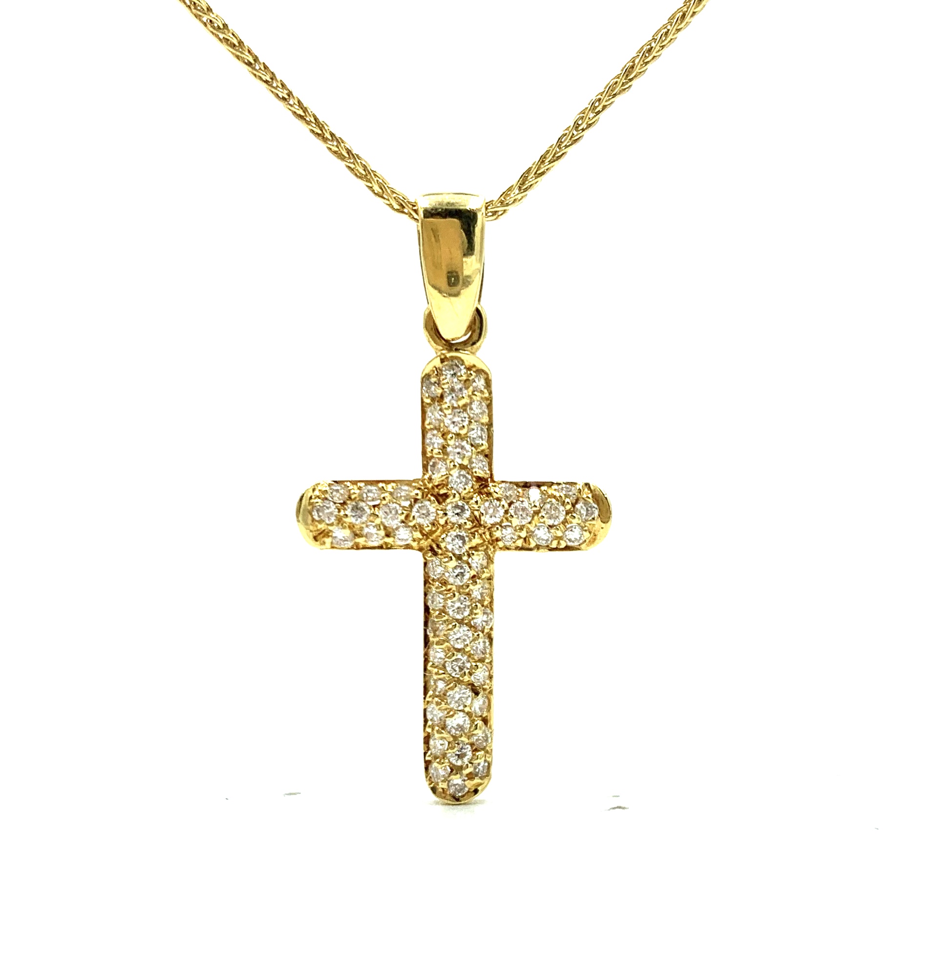 18ct Yellow Gold Pave
