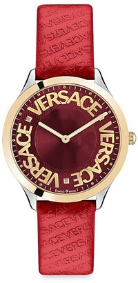 Versace Red Dial Logo