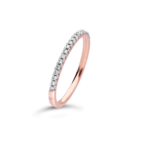 18ct Rose Gold Claw