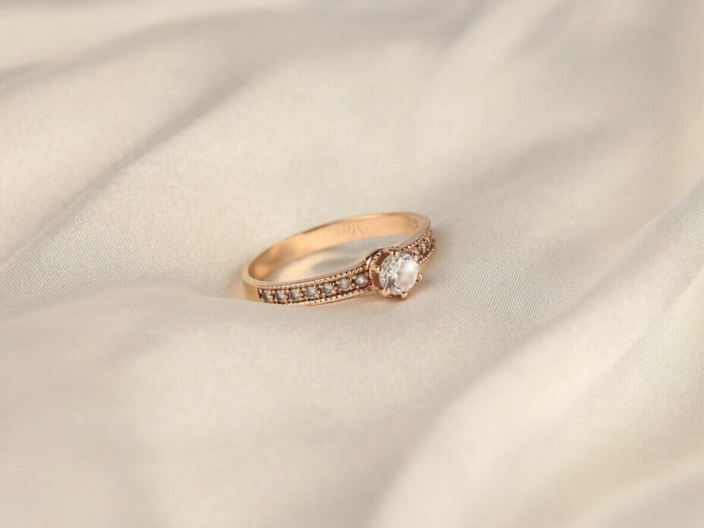 rose gold engagement rings melbourne