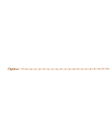 Italian Gold Paperclip Bracelet-